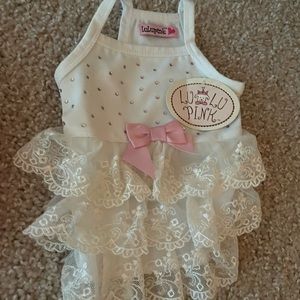 Nwt beautiful Lu Lu pink doggie clothes